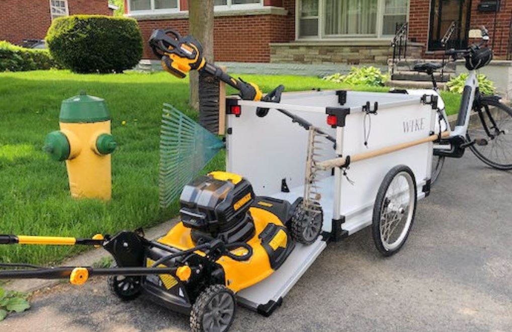Wike Aluminum Landscaping & Utility Cargo Bike Trailer