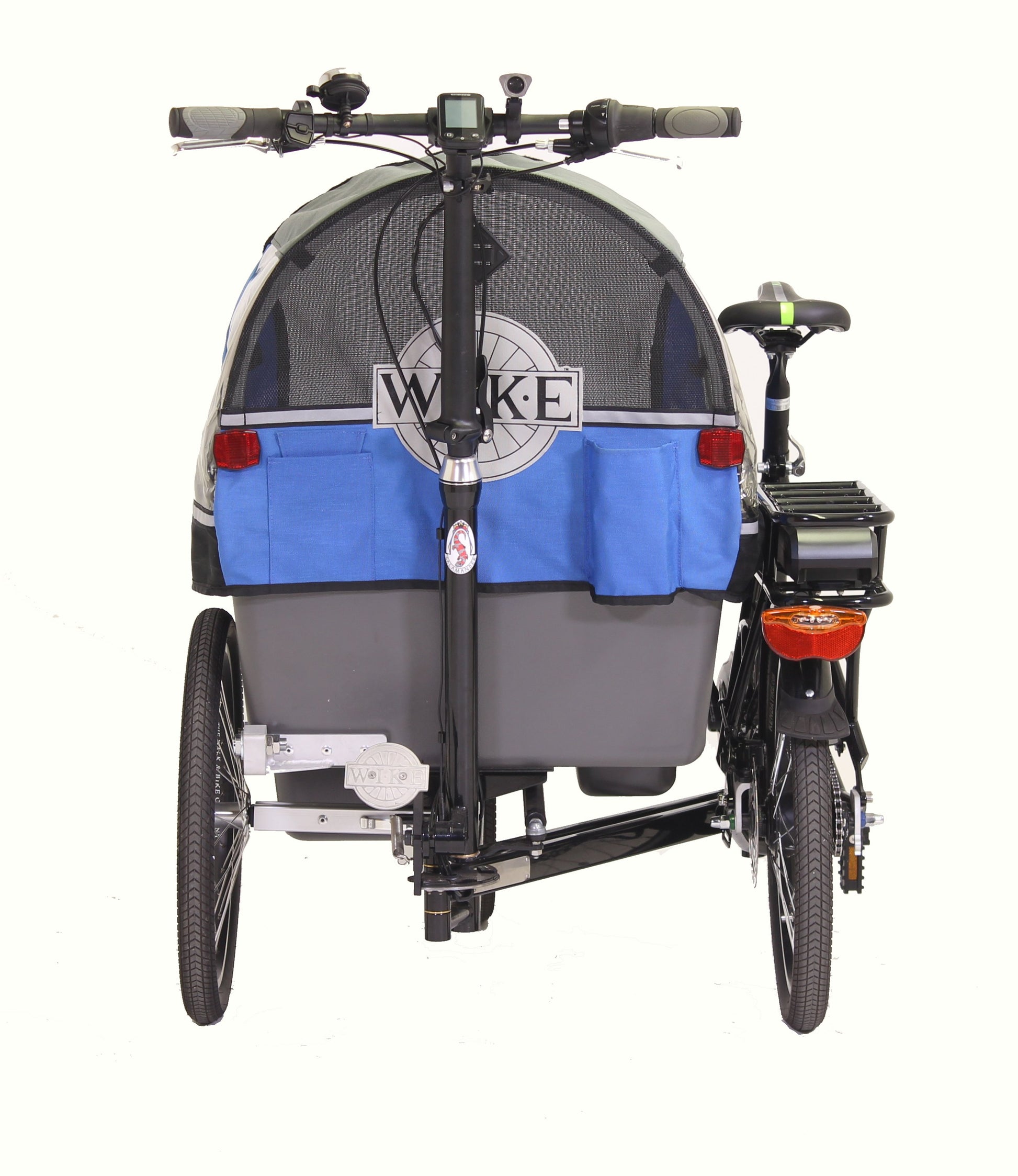 electric trailer for bicycle Wicycle® 'WIKE Electric Salamander' E-Cargo Bicycle & Stroller – Wike Inc