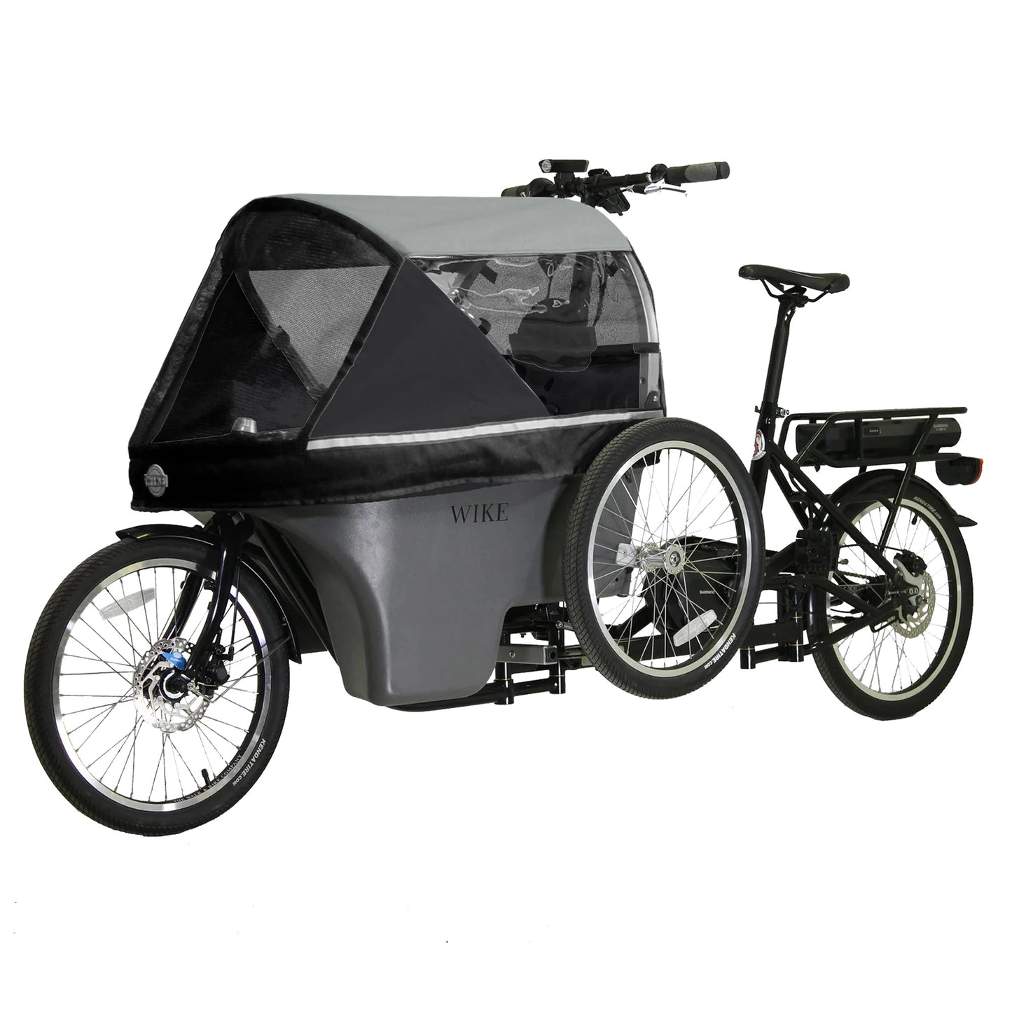 electric utility bicycle Wicycle® 'WIKE Electric Salamander' E-Cargo Bicycle & Stroller – Wike Inc