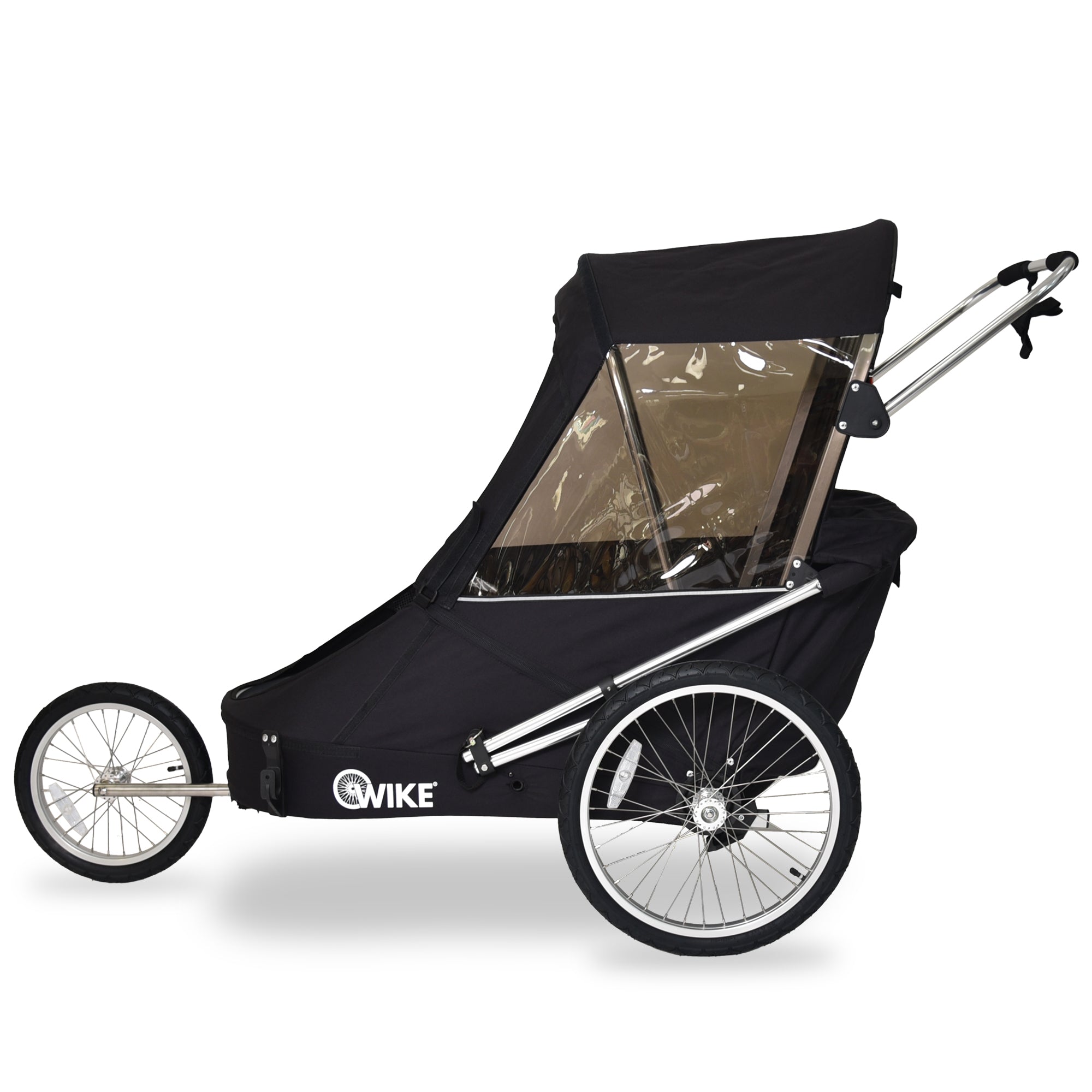 Bike best sale with buggy