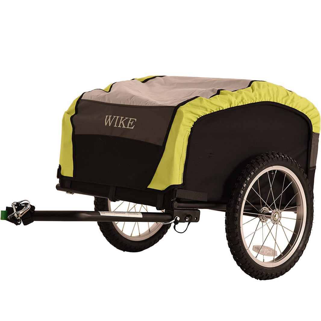 wike premium double bike trailer