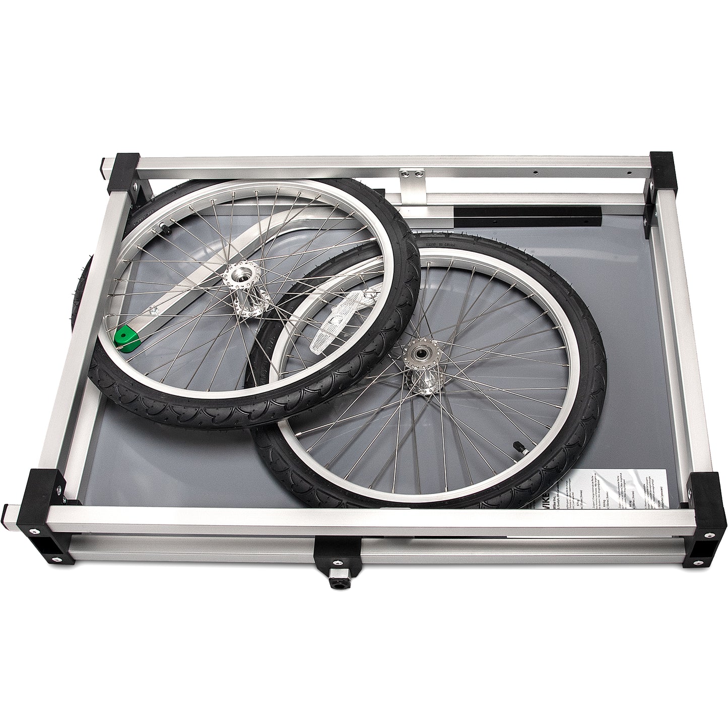 Wike Aluminum Heavy Duty Flatbed Bike Trailer