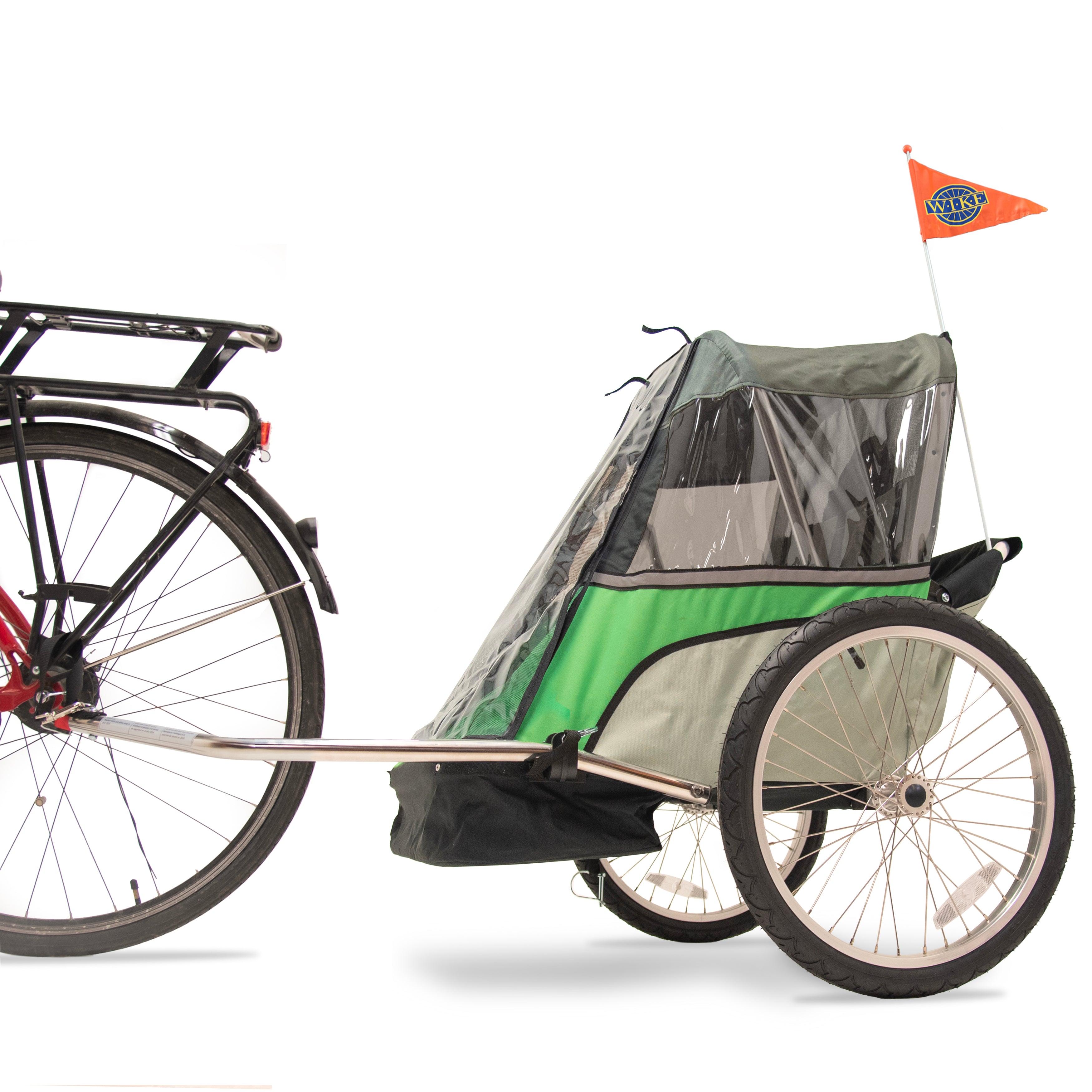 Wike double shop bike trailer