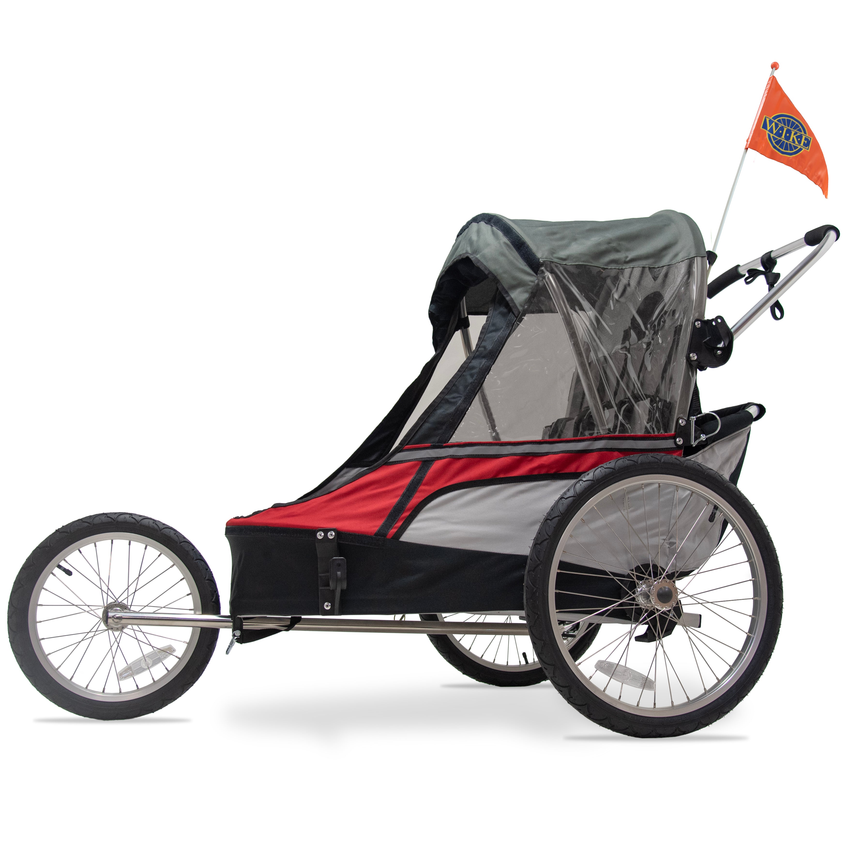 Bike trailer jogging deals stroller