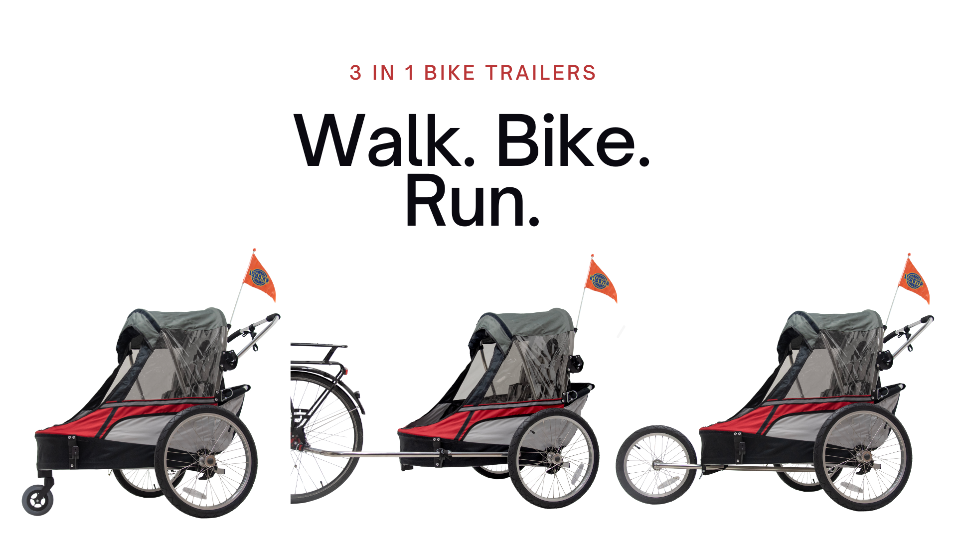 Bike top shopping trailer